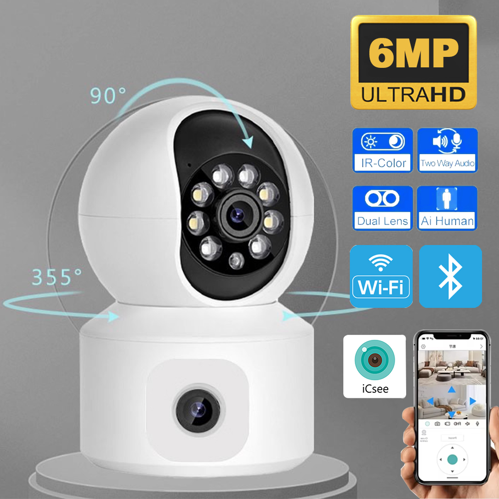 Eufy Camera E220 - Caméra IP WiFi ICSEE 6MP à